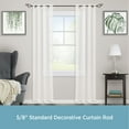 thumbnail image 4 of Kenney  Valencia 5/8 Standard Decorative Window Curtain Rod 28-48", 4 of 5