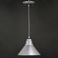 thumbnail image 2 of Vaxcel International T0493 10 in. Outland Outdoor Pendant in Light Brushed Pewter, 2 of 6