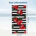 thumbnail image 3 of PHYHOO Beach Towel, on Stripes Printed Microfiber Sand Free Pool Towel Lightweight Oversized Quick Dry Absorbent Compact Travel Must Have for The Swimming, Yoga, Camping, Summer Cruise S 30x60in, 3 of 8