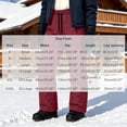 thumbnail image 4 of AHTJRT Womens Snow Pants Packable Winter Waterproof Windproof Outdoor Ultralight Warm Down Ski Pants Trousers Elastic Waist Going Out Play Trousers, 4 of 9