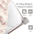 thumbnail image 6 of Modern Threads Printed 4 Piece Sheet Set, Kashmir Rose, Full, 6 of 10