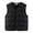 Black, variant on CPNG Toddler Puffer Vest Boys Girls Button Down Sleeveless Winter Quilted Jacket Casual Jackets V Neck Coat Down Vest Winter Warm Jacket Lightweight Sleeveless Coat