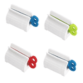 thumbnail image 1 of Exprimidor de pasta de dientes de 4 piezas, dispensador de pasta de dientes giratorio para baño, 1 of 5