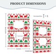 thumbnail image 5 of ZICANCN Outlet Covers Wall Plate, Winter Snowflake Vintage Deer Light Switch Cover Decorative, Duplex Toggle Combo 1-Gang, 5 of 9
