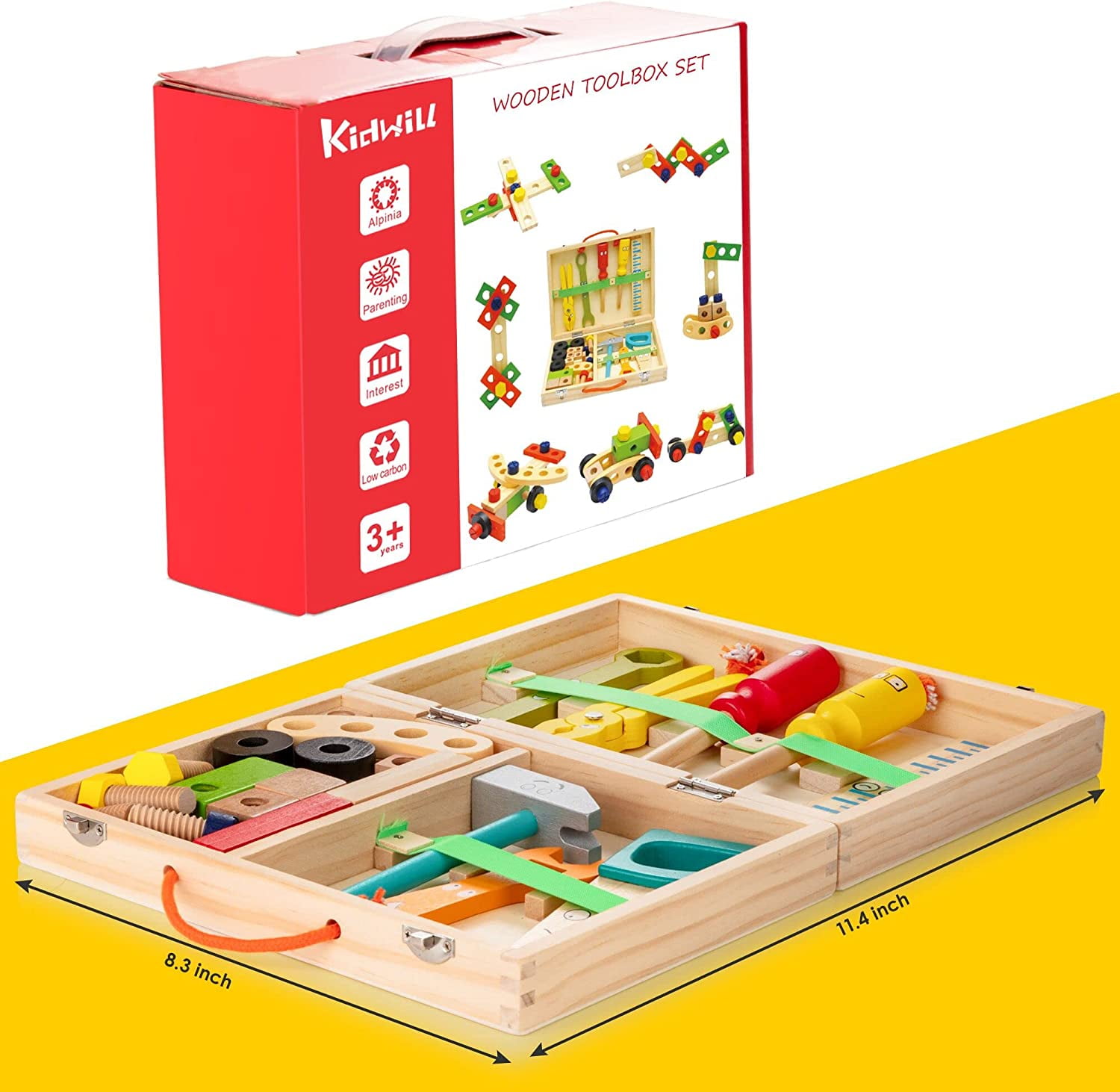 Build and Grow 16-Piece Kid's Tool Kit in the Kids Tool Kits department at