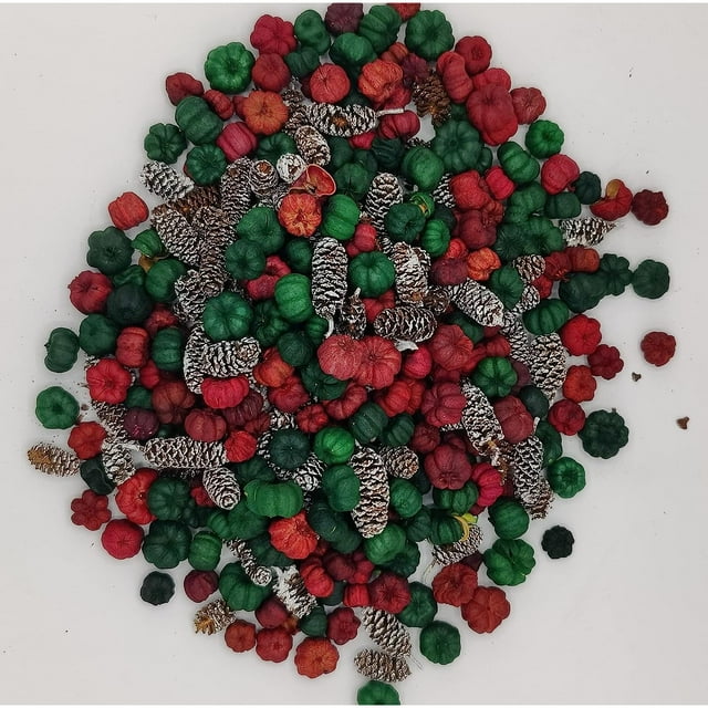 HElectQRIN Mini Putka and Frosted Birch Blend, Good for Christmas Potpourri and Bowl Fillers 4