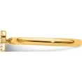 thumbnail image 3 of 14K Yellow Gold Stackable Diamond Initial R Ringsize 7 - Jbsp, 3 of 5