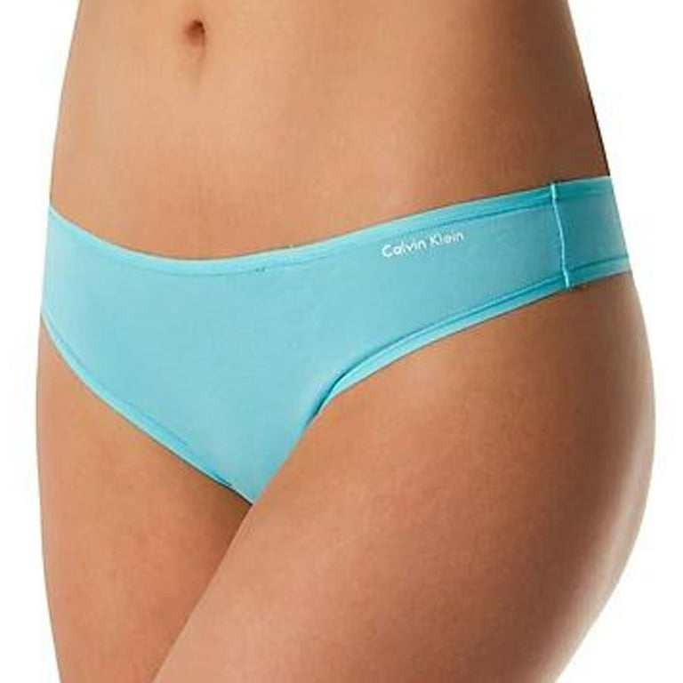 Buy Calvin Klein Underwear Women Blue Elasticized Waistband Solid Bikini  Panty - NNNOW.com