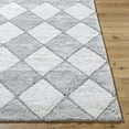 thumbnail image 2 of Boutique Rugs Aideen Diamond Patterned Area Rug - Light Silver, Silver Gray, Metallic Silver - 7'10" x 10', 2 of 6