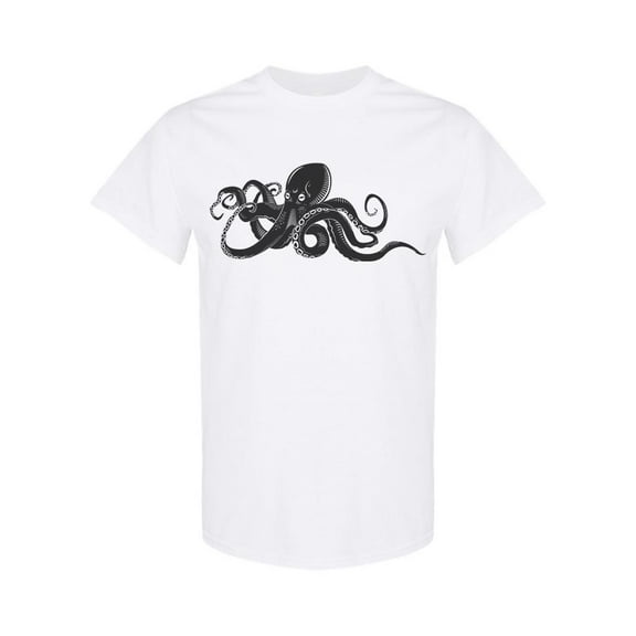 Octopus Underwater T-Shirt Men -Image by Shutterstock, Male Small