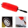 thumbnail image 3 of Car Tire Rim Scrub Brush Auto Vehicle Wheel Hub Brush Cleaning Tool Wash Cleaner, 3 of 8
