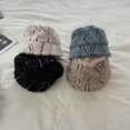 thumbnail image 3 of CoCopeaunts INS Japanese Lamb Wool Bucket Hat Irregular Stripes Warm Fisherman Hat Autumn and Winter Korean Fashion Plush Basin Gorros, 3 of 8