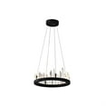 thumbnail image 2 of CWI Lighting Juliette LED Chandelier With Black Finish, 2 of 4