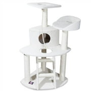 Angle View: Majestic Pet Products 48'' Bungalow Sherpa Cat Tree