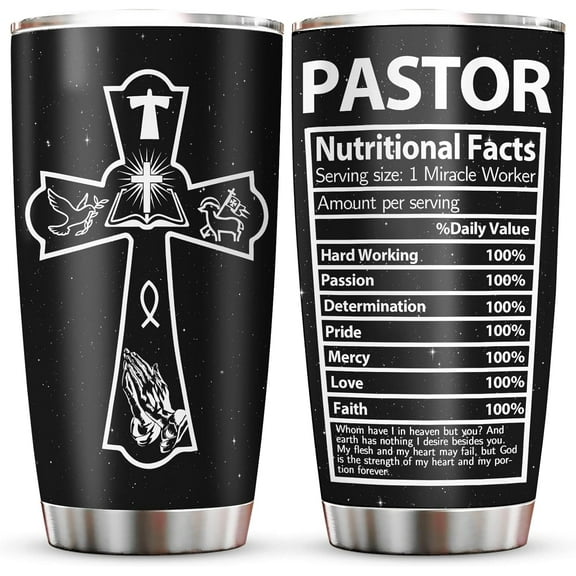Pastor Appreciation Gifts Tumblers 20oz, Pastor Gifts for Men Women, Pastor Gifts, A Gift for Pastor, Funny Gift Ideas for Pastors
