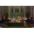 thumbnail image 2 of Poussin, Nicolas 14x11 Gold Ornate Wood Framed with Double Matting Museum Art Print Titled - The Last Supper, 2 of 4