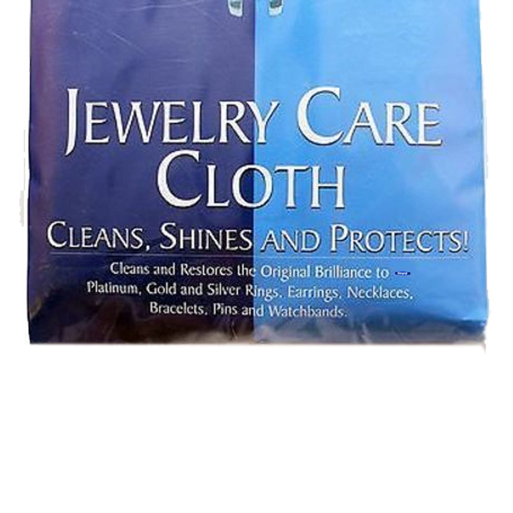 Blitz Premium XL 2-Ply Jewelry Cleaning and Polishing Cloth with Tarnish Inhibitor for Gold, Silver, and Platinum, Made in The USA, Nontoxic and