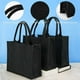 thumbnail image 5 of 12 Piezas Bolsas de Arpillera Negras, Bolsas de Yute con Asas E Interior Laminado, 5 of 7