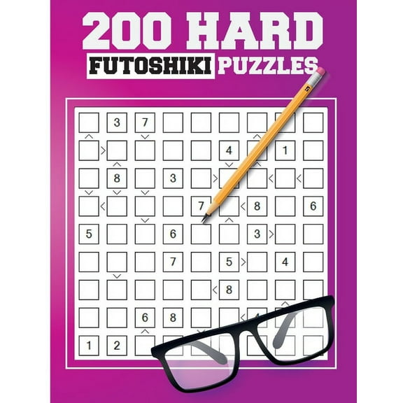 200 Hard Futoshiki Puzzles: Japanese Puzzles Book, (Paperback)