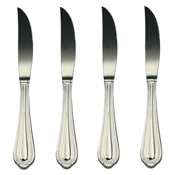 Mikasa Regent Bead 18/10 Stainless Steel Steak Knife (Set of Four)