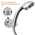 thumbnail image 3 of EXHUMKY Silver Suction Cup Showerhead Holder Punch Free Wall Mount Adjustable for Home, 3 of 8