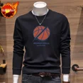 thumbnail image 3 of Sudadera de cuello redondo para hombre, ropa masculina con cuello redondo y estampado gráfico, jersey blanco sin capucha, ofertas al por mayor, ropa de calle de invierno, 3 of 5