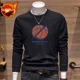 thumbnail image 3 of Sudadera de cuello redondo para hombre, ropa masculina con cuello redondo y estampado gráfico, jersey blanco sin capucha, ofertas al por mayor, ropa de calle de invierno, 3 of 5