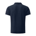 thumbnail image 7 of Wear Breeze Shirts for Men Beer Belly Capri Polo Shirts Short Sleeve Collared Textured Stretchy Casual Golf Shirt, 7 of 7