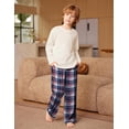 thumbnail image 7 of Arshiner Boys Plaid Pajama Pants Long Plaid PJ Bottoms Boys Sleepwear Lounge Pants with Pockets, 7 of 7