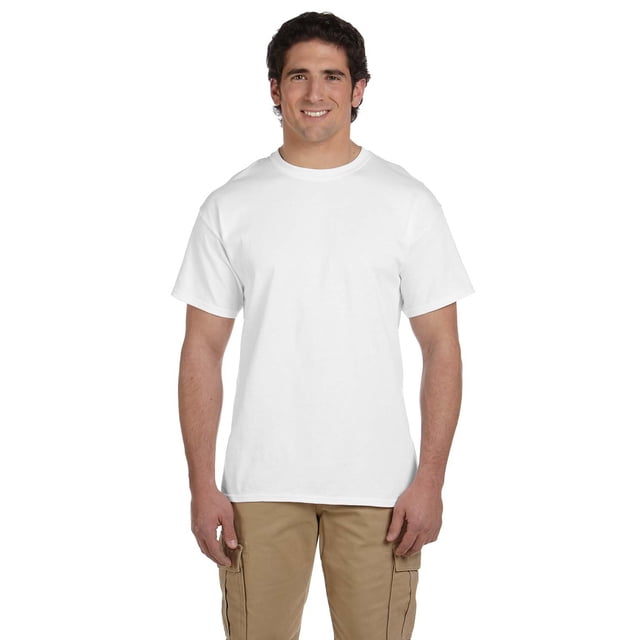 Gildan Men's Ultra Cotton Tee Extended Sizes, White, XXX-Large
