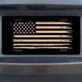 thumbnail image 3 of Distressed American Flag Funny Personalized License Plate Rust-proof Stainless Steel Metal License Plate Suitable For Men And Women 12.2" x 6.2", 3 of 7