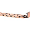 thumbnail image 4 of Pulsera de cobre para hombres Pulsera ancha de terapia magnética para aliviar el dolor de la artritis Pulsera de cobre al 99,9% con imanes fuertes Pulseras ajustables con eslabones de 9 "S, 4 of 5