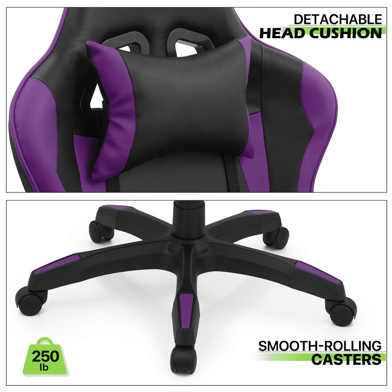 Magshion Adjustable PC Racing Game Chair Ergonomic High Back