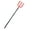 A, variant on Halloween Weapon Prop Realistic 3-Section Handle Costume Accessories Comfortable Grip Cosplay Supplies Large Halloween Demon Scythe Sickle Axe Fork Prop for Festival