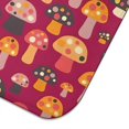 thumbnail image 5 of Colorful Spotted Mushroom Red Pattern Dish Drying Mat for Kitchen 1 Pack, Ultra Absorbent Microfiber Dishes Drainer Mats,16"x18", 5 of 6