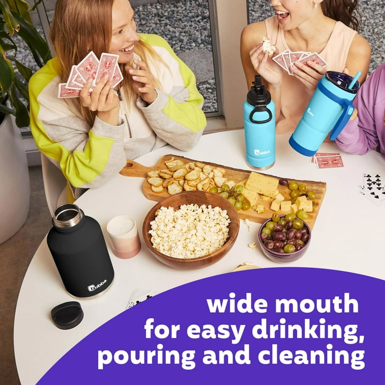 bubba Growler Stainless Steel Water Bottle Wide Mouth Rubberized