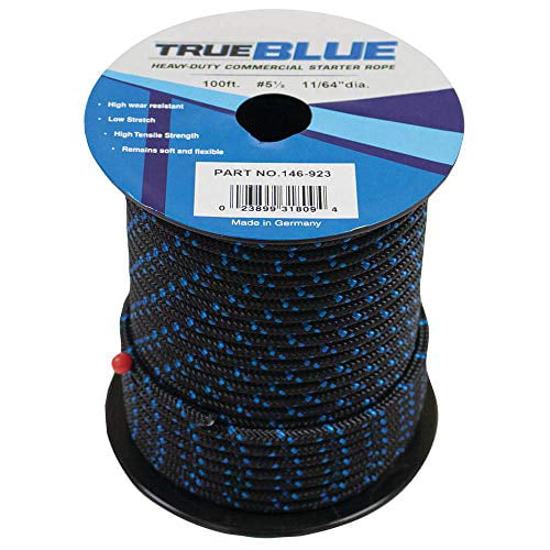 100' Solid Starter Pull Rope For Snow Blower Lawn Mower Cord Recoil Braid Engine 