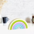 thumbnail image 3 of Esquirla Wooden Rainbow Stacker Montessori Geometry Colorful Building Blocks Blocks Toys Macaron, 3 of 8