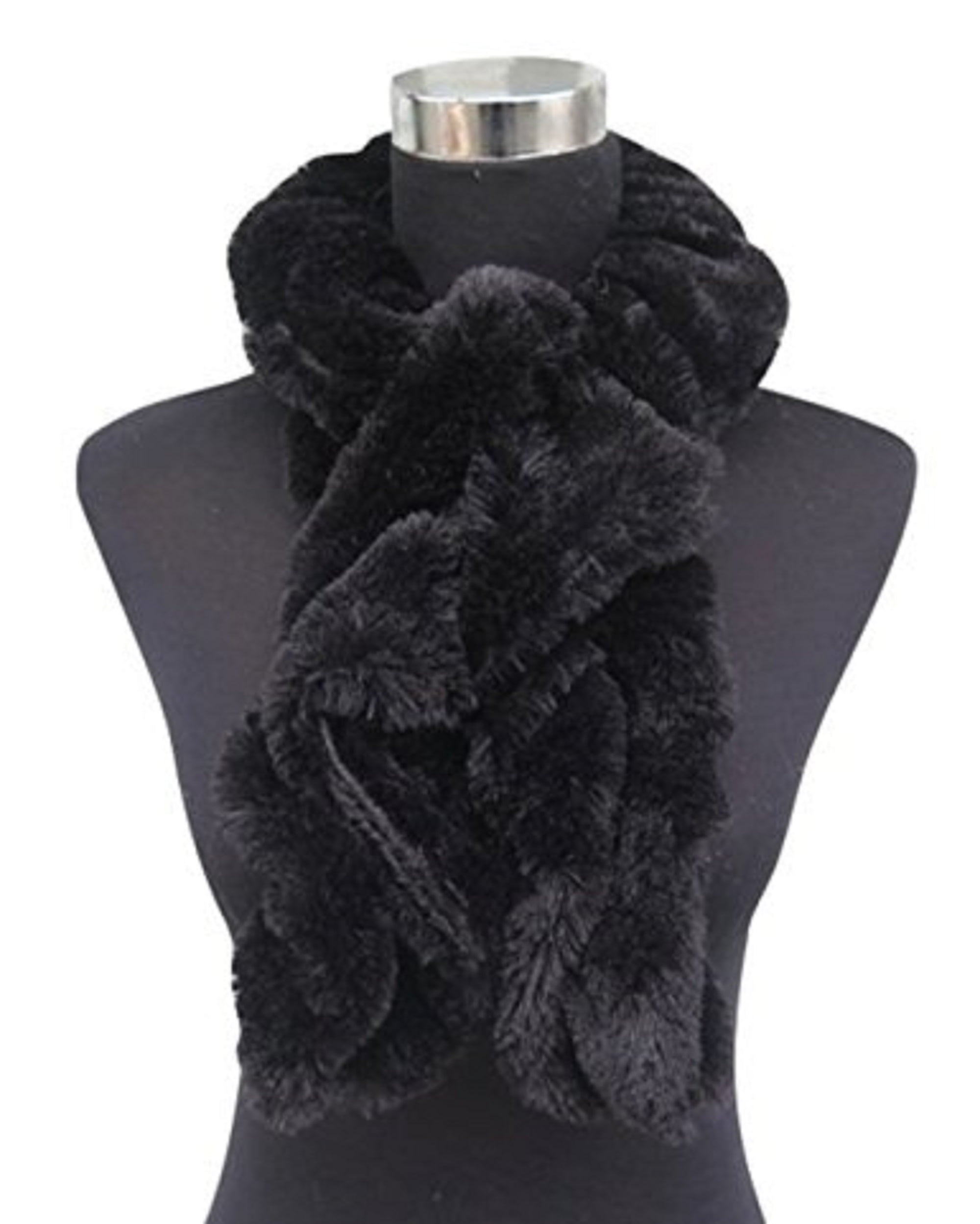 Faux Fur Scarf Wrap Neckwarmer Women Christmas Gifts Stocking Filler UK Seller