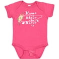 thumbnail image 3 of Inktastic Tennessee Home is Where The Heart is with Watercolor Floral Girls Baby Bodysuit, 3 of 5