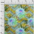 thumbnail image 2 of oneOone Rayon Lime Green Fabric Florals Sewing Material Print Fabric By The Yard 56 Inch Wide, 2 of 4