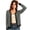 Black women striped cardigan a1, variant on thefmos Women's Fall Long Sleeve Button Down Open Front Cardigan Striped Casual Knit Tops Dressy Basic Coats for Winter Vacation Outfits, White S