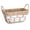 A, variant on Storage Basket,with Double-Sided Handles,Waterproof Lined Woven Decorative Bin,for Home Organization And Storage