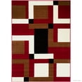thumbnail image 2 of Allstar Blue Area Rug. Contemporary. Abstract. Traditional. Geometric. Formal. Shapes. Squares (5' 2" x 7' 1"), 2 of 7