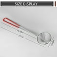 thumbnail image 2 of Drain Spoon, Stainless Steel Strainer, Colander, Colander, Boba Pearl Spoon, Strainer, Soup Spoon, Non-Stick Mesh Skimmer Spoon With Handle, Used For Frying Food In The Kitchen, 2 of 6