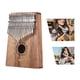 thumbnail image 4 of LINGTING LINGTING K17S Kalimba de 17 Teclas en Madera de Caoba con Estuche, Bolsa, Martillo de Afinación, Cadena de Trémolo y Adornos de Borlas – Ideal para Músicos Viajeros y Ceremonias Especiales, 4 of 6