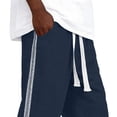 thumbnail image 4 of Dagugfen Athletic Pants for Men Loose Fitted Drawstring Elastic Waist Summer Outdoor Basketball Workout Full Length Pants for Men, 4 of 6
