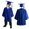 thumbnail image 4 of Boys Girls Preschool Graduation Cap and Gown with 2025 Tassel Blue Cap and Gown Set Kids Ceremony Party Gift, 4 of 5