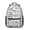 Baseball Words and, variant on Softballs and Text Black Pattern Backpack for School, Cute School Bag with Adjustable Shoulder Straps and Padded Back, 15.3"x11"x6.7"