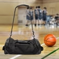 thumbnail image 5 of Bolsa de baloncesto Mochila Bolsa de gimnasia deportiva con portabolas separado Compartimento para zapatos Mochila de fútbol grande Bolsa de hombro shamjiam bolso deportivo, 5 of 5